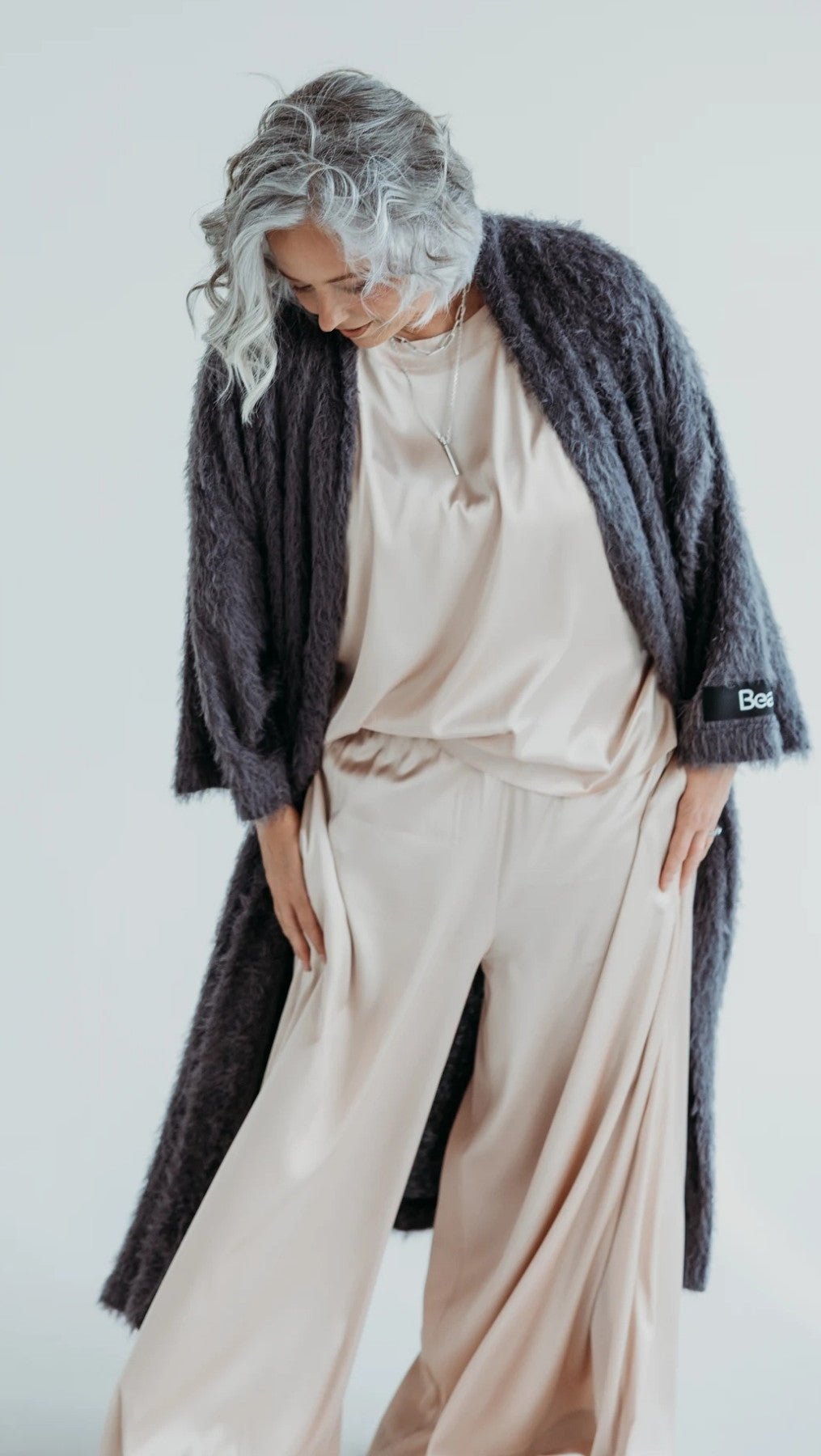 Cardigan Graphite - BeaA - Be At Home with Yourself - Cardigan