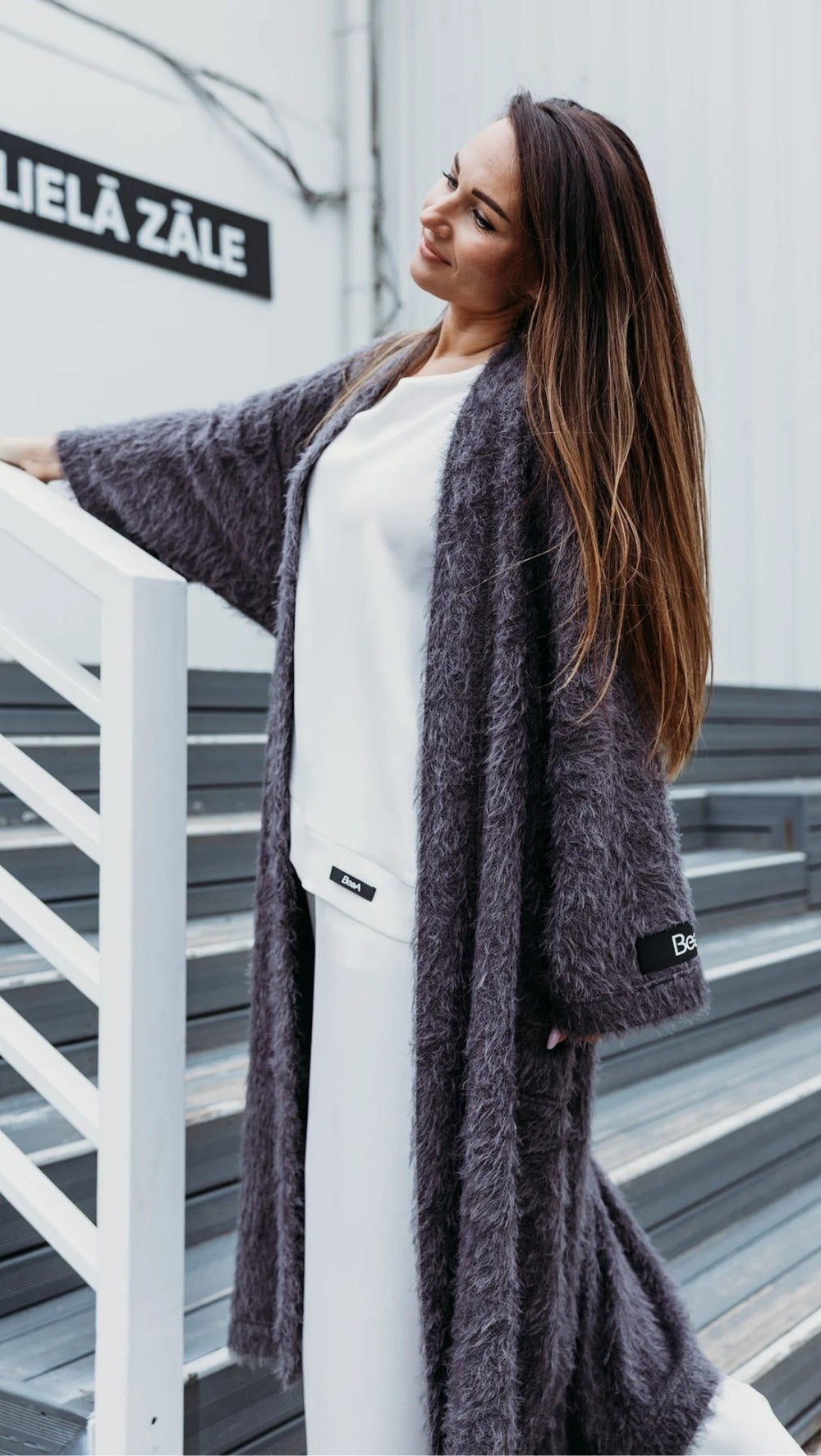 Cardigan Graphite - BeaA - Be At Home with Yourself - Cardigan