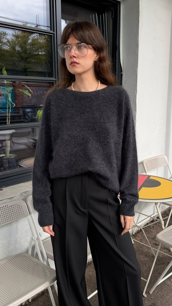 Cashmere sweater Gray - BeaA - Be At Home with Yourself - sweater