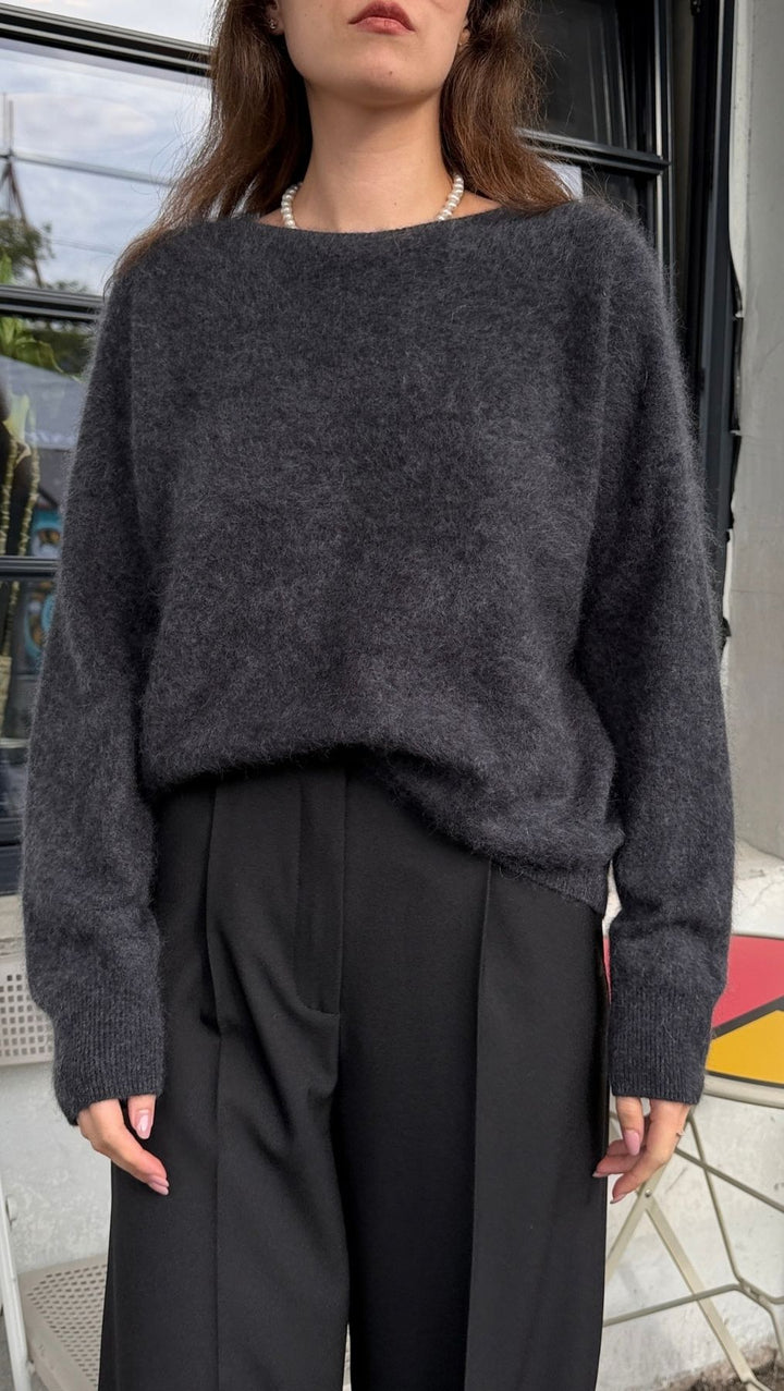 Cashmere sweater Gray - BeaA - Be At Home with Yourself - sweater