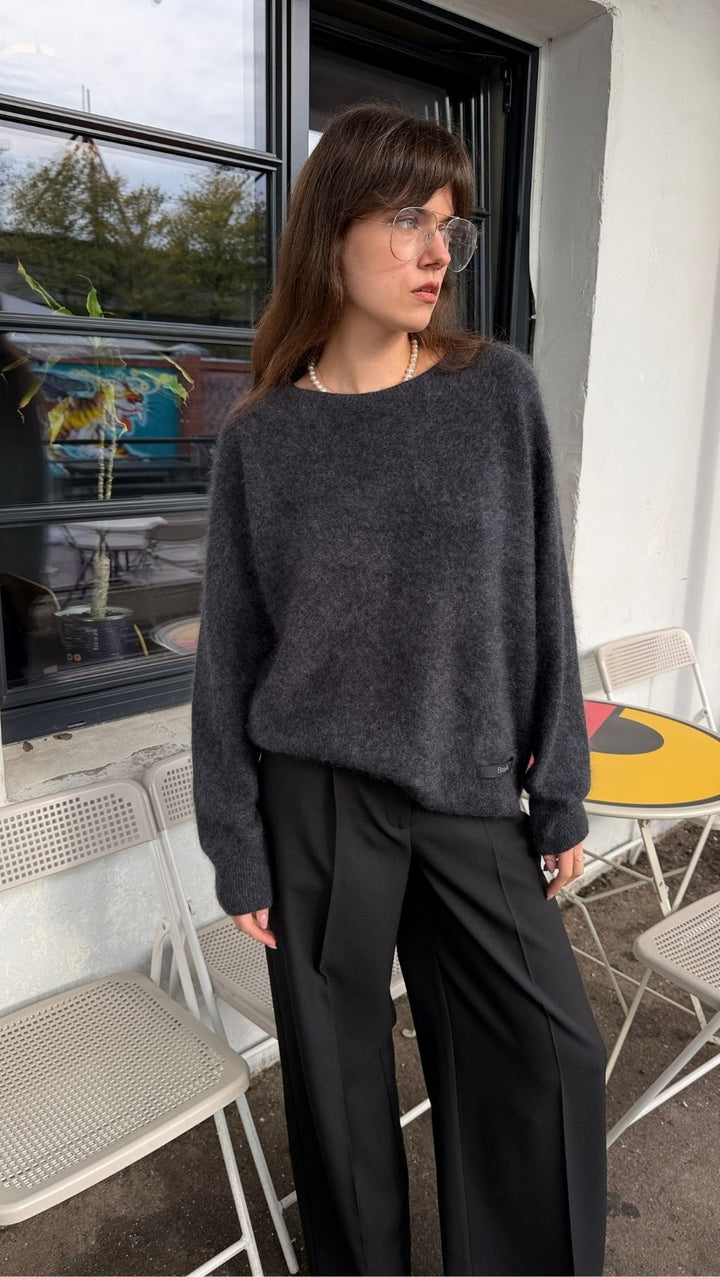 Cashmere sweater Gray - BeaA - Be At Home with Yourself - sweater