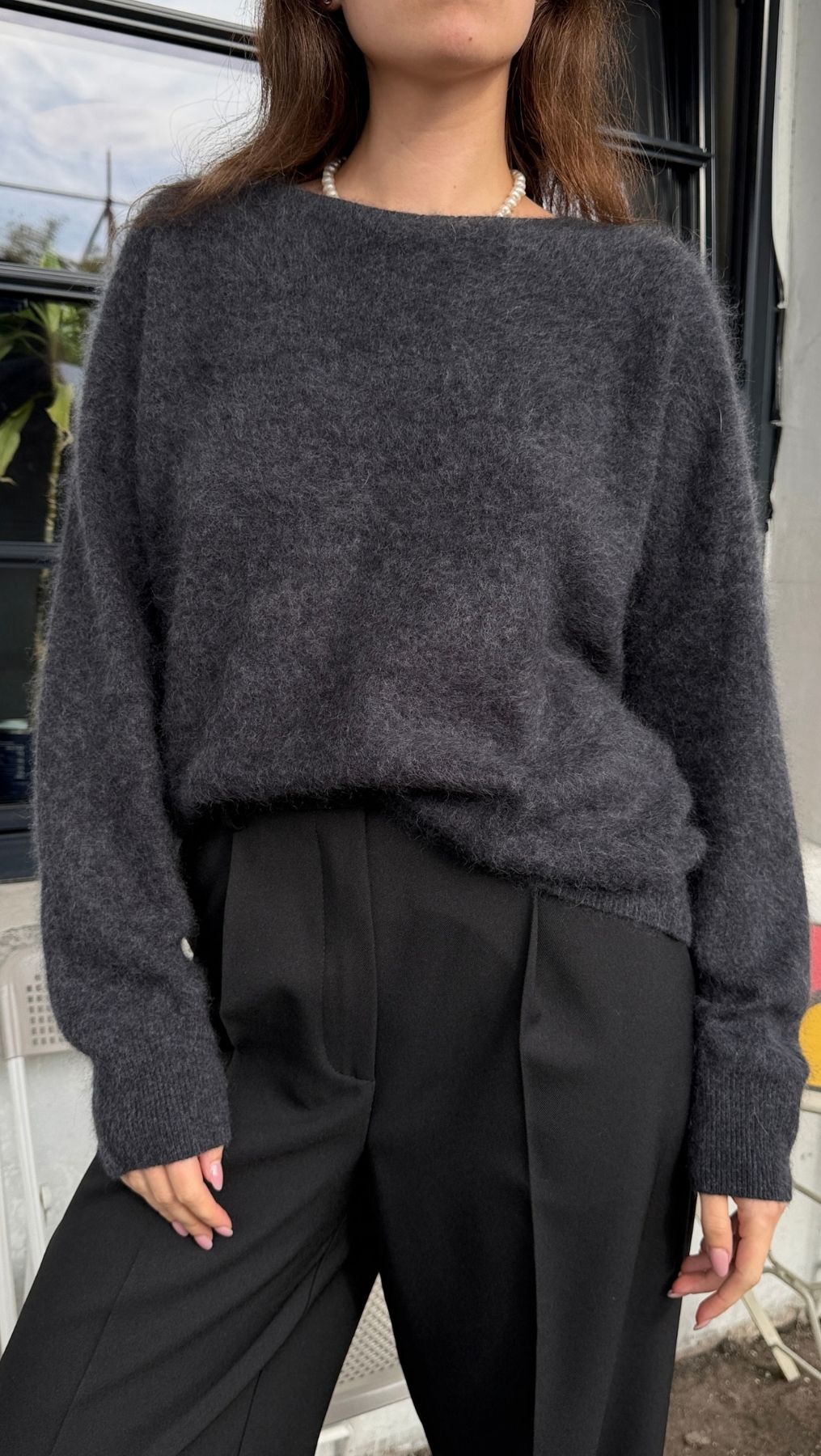Cashmere sweater Gray - BeaA - Be At Home with Yourself - sweater