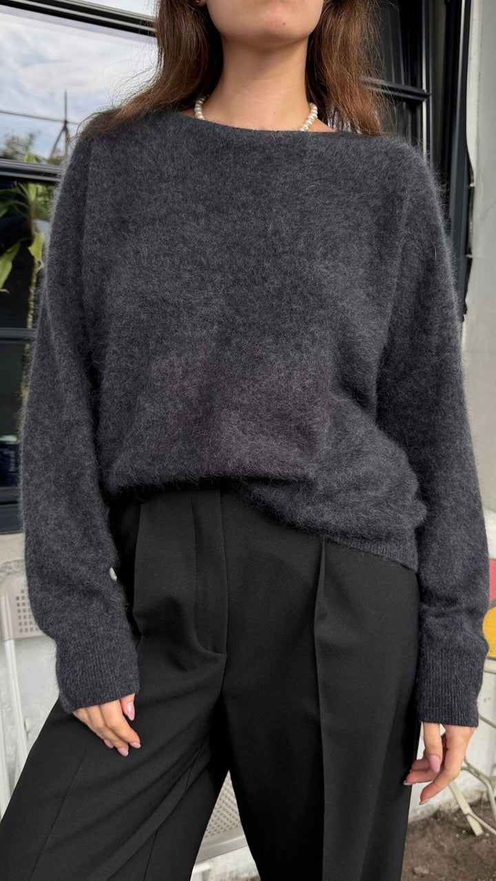 Cashmere sweater Gray - BeaA - Be At Home with Yourself - sweater