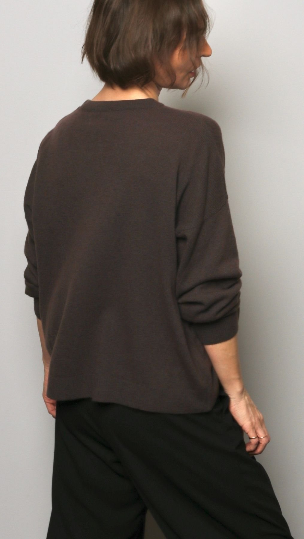 Cashmere sweater Hazel / Espresso - BeaA - Be At Home with Yourself - sweater
