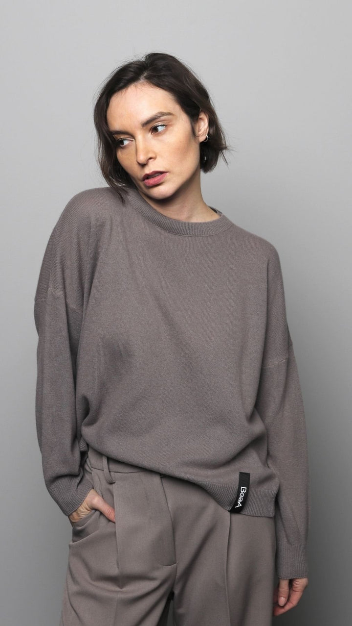 Cashmere sweater Hazel / Espresso - BeaA - Be At Home with Yourself - sweater