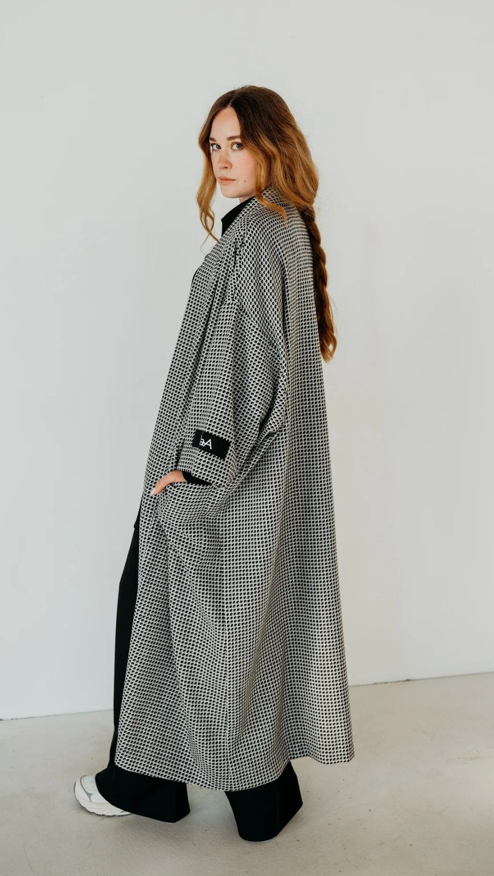 Checkmate maxi cardigan - BeaA - Be At Home with Yourself - Cardigan