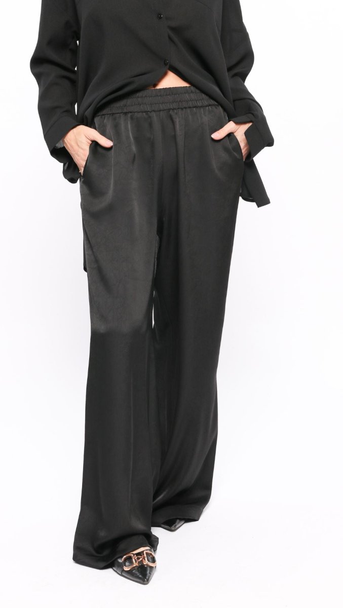 Crashed silk trousers - BeaA - Be At Home with Yourself - Trousers