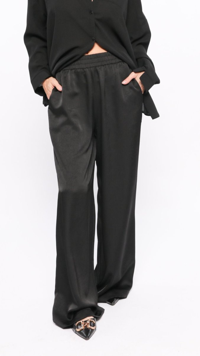 Crashed silk trousers - BeaA - Be At Home with Yourself - Trousers
