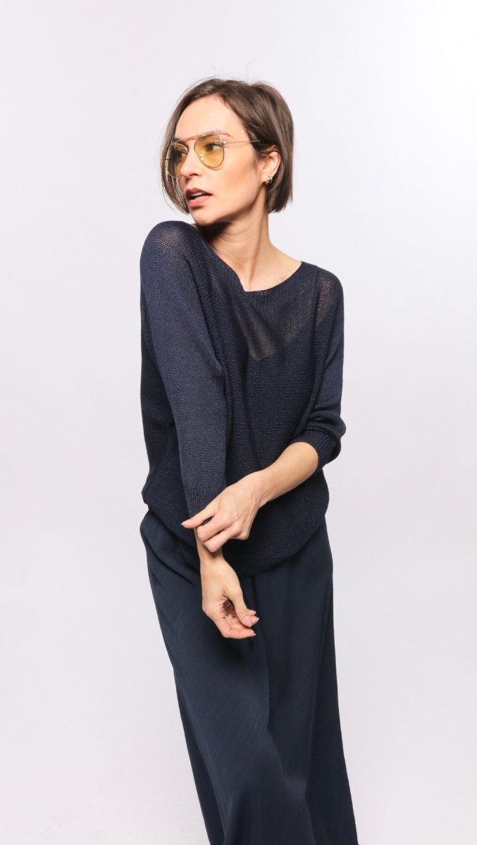 Crochet top Twilight Blue - BeaA - Be At Home with Yourself - Top
