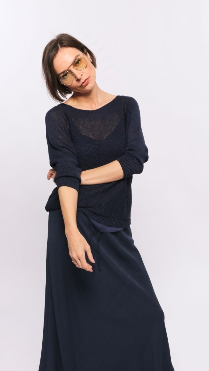 Crochet top Twilight Blue - BeaA - Be At Home with Yourself - Top