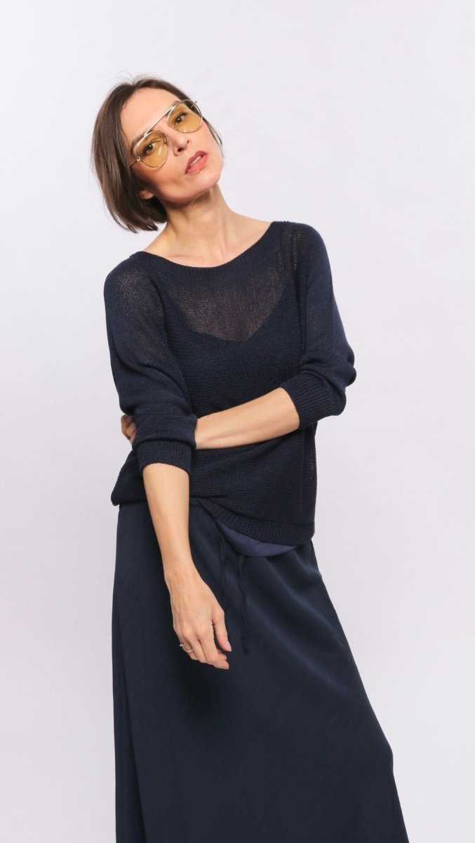 Crochet top Twilight Blue - BeaA - Be At Home with Yourself - Top