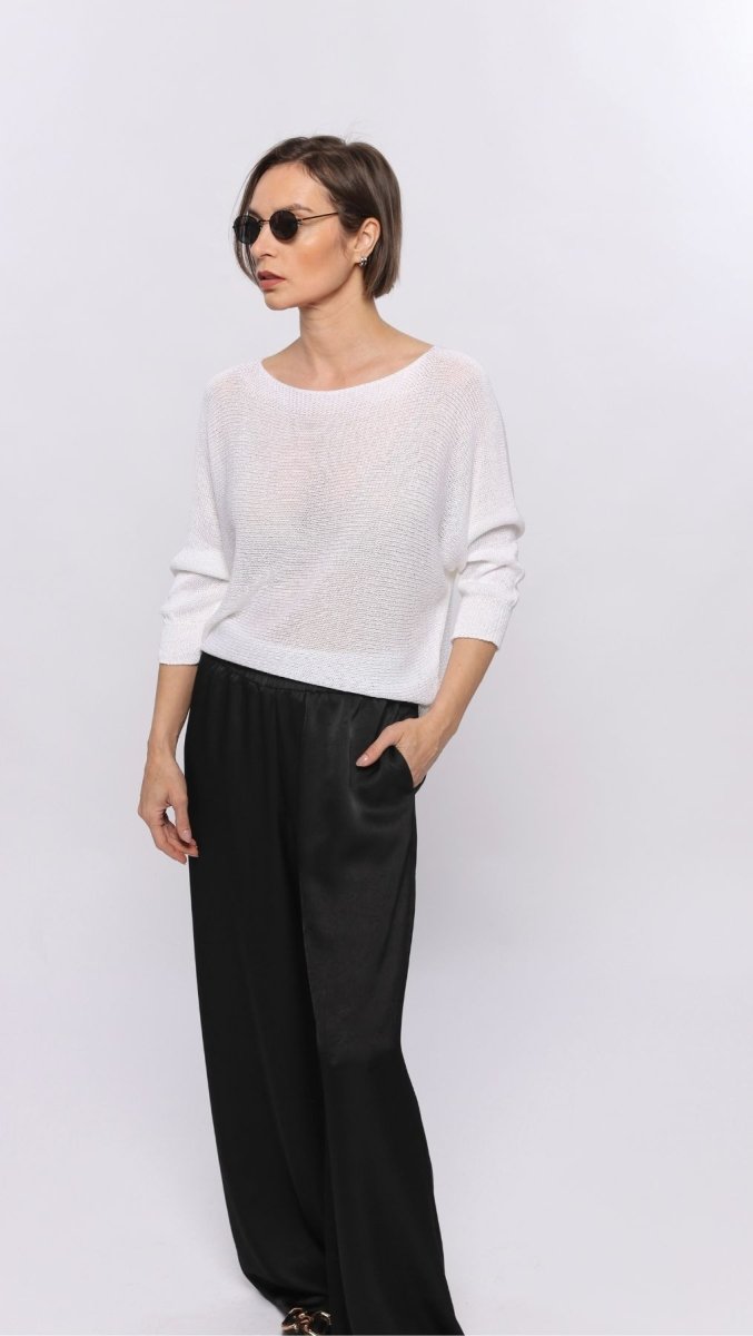Crochet top White - BeaA - Be At Home with Yourself - Top