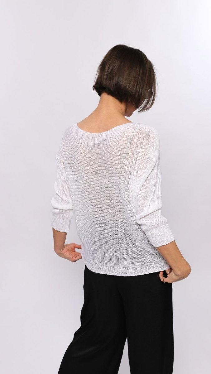 Crochet top White - BeaA - Be At Home with Yourself - Top