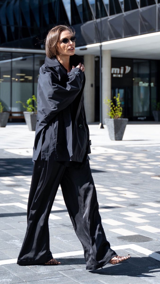 Crushed silk trousers - BeaA - Be At Home with Yourself - Trousers