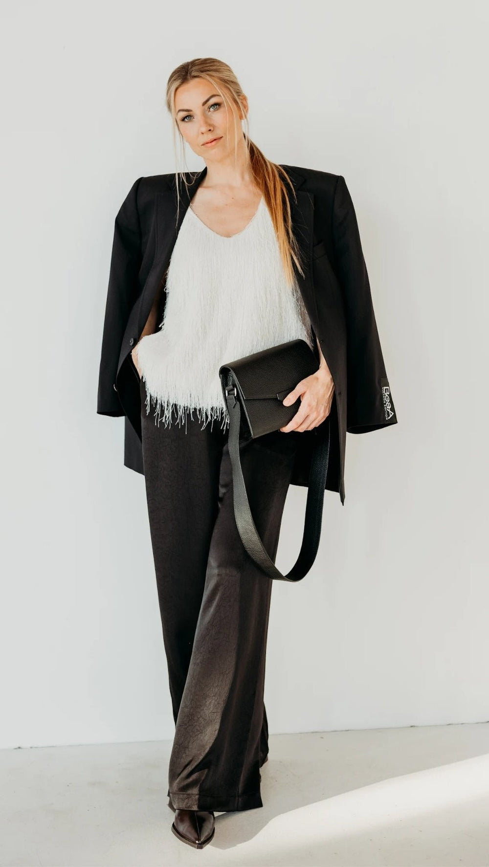 Crushed silk trousers - BeaA - Be At Home with Yourself - Trousers