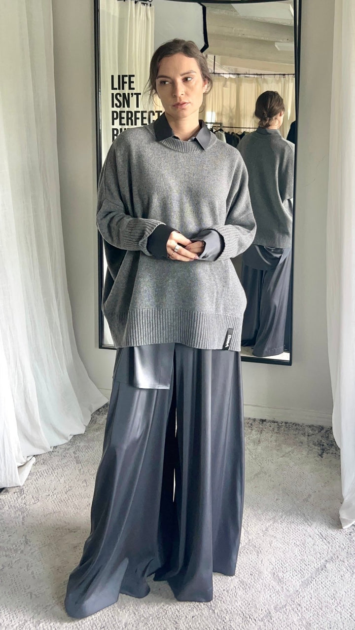 Wool Sweater Classic Gray
