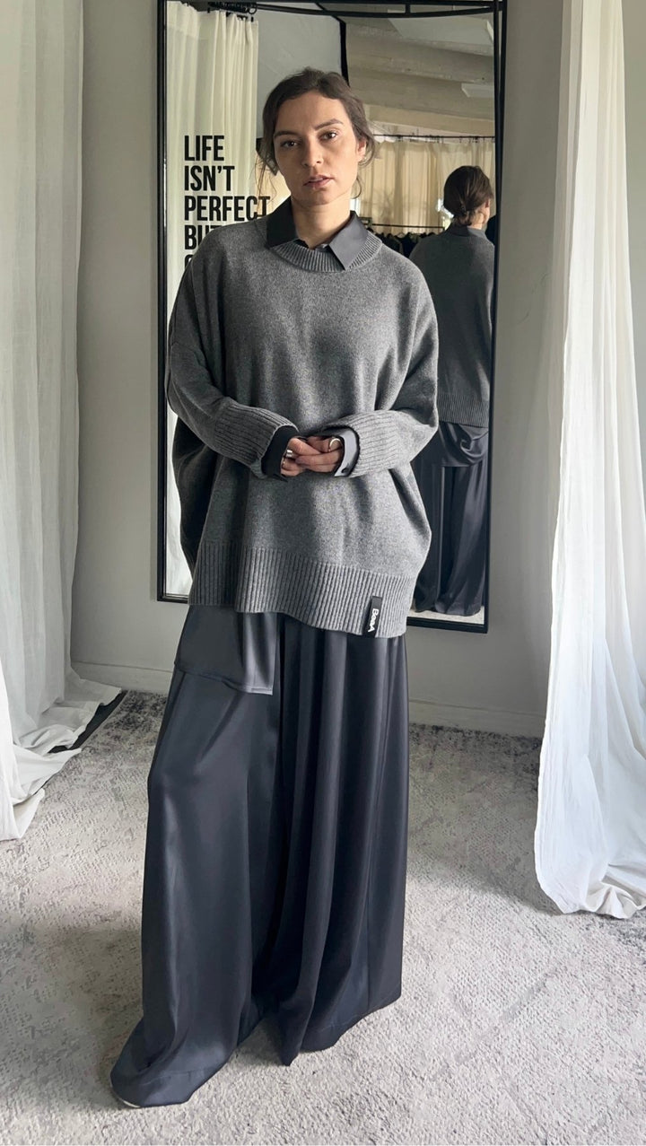 Wool Sweater Classic Gray