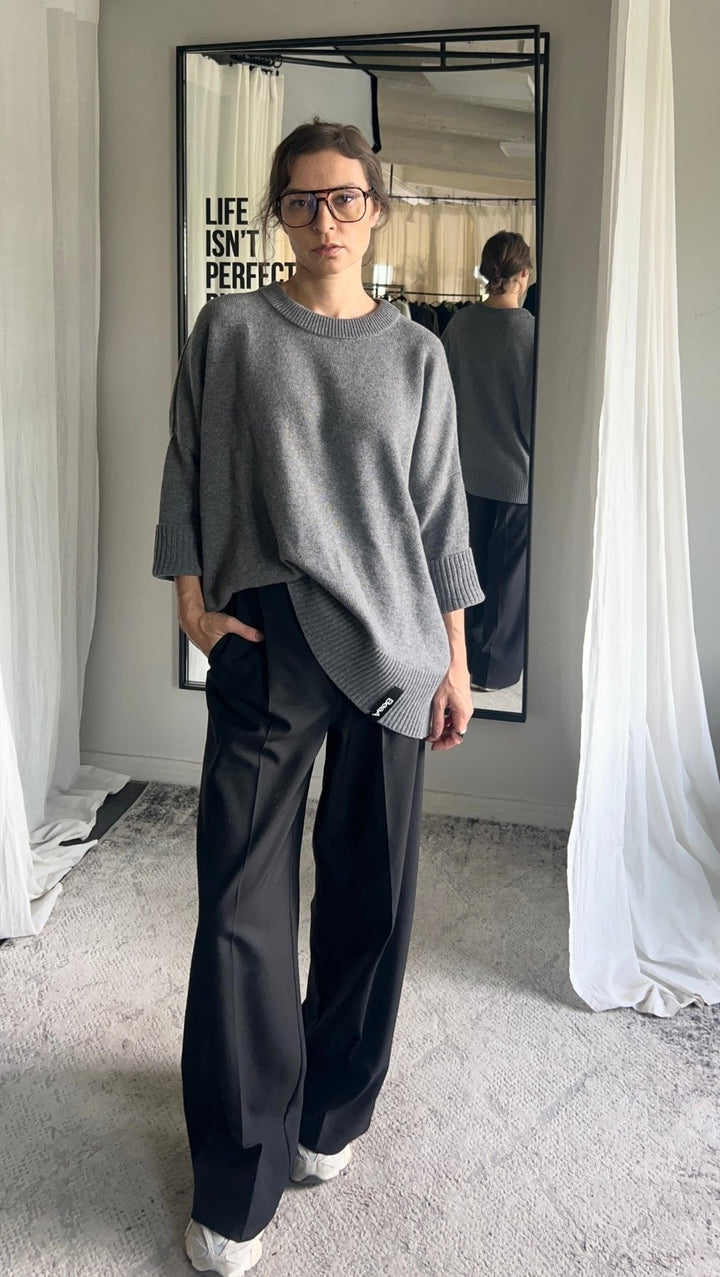 Wool Sweater Classic Gray
