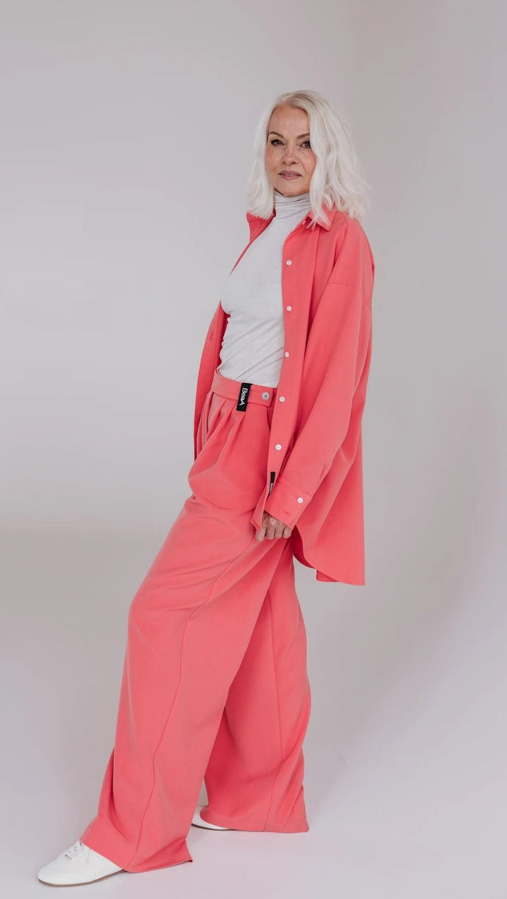 Double pleat trousers Coral - BeaA - Be At Home with Yourself - Trousers