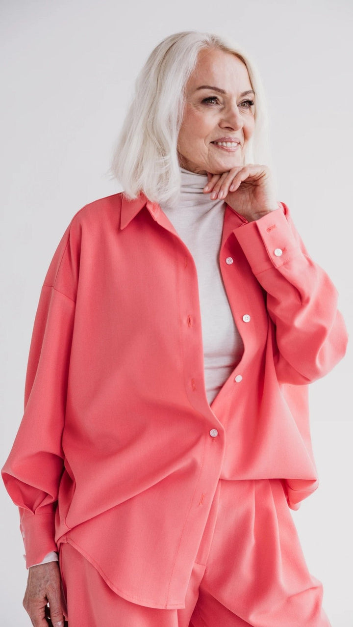 Double pleat trousers Coral - BeaA - Be At Home with Yourself - Trousers