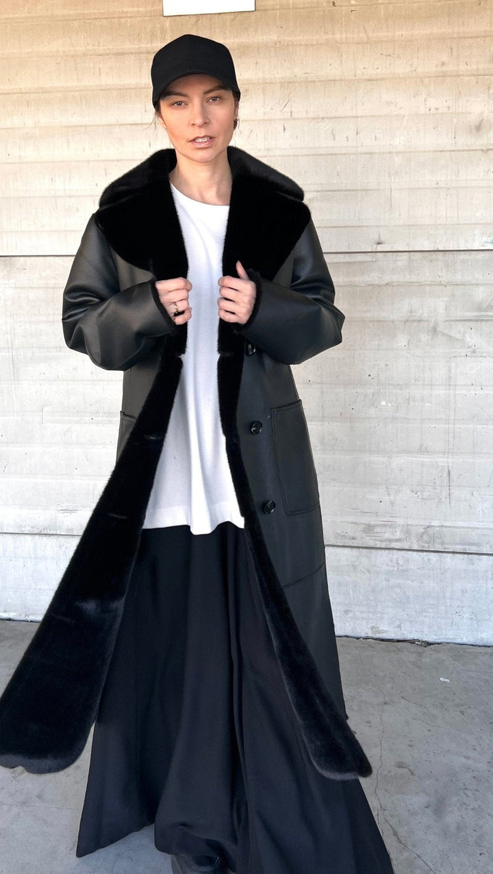 Eco - leather/fur coat - BeaA - Be At Home with Yourself - coat