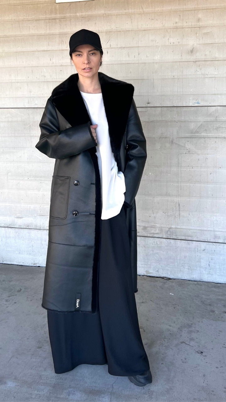 Eco - leather/fur coat - BeaA - Be At Home with Yourself - coat