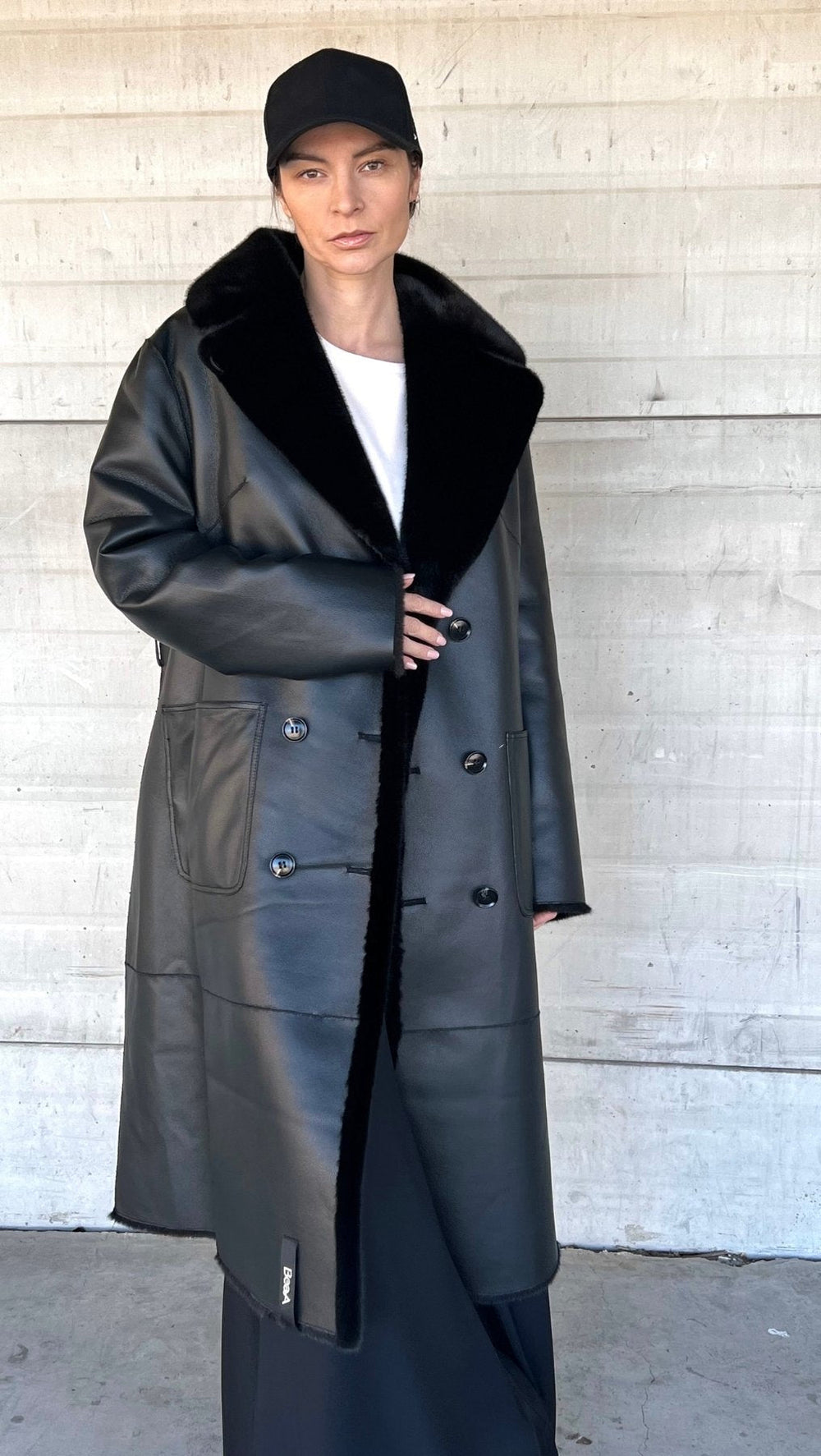 Eco - leather/fur coat - BeaA - Be At Home with Yourself - coat