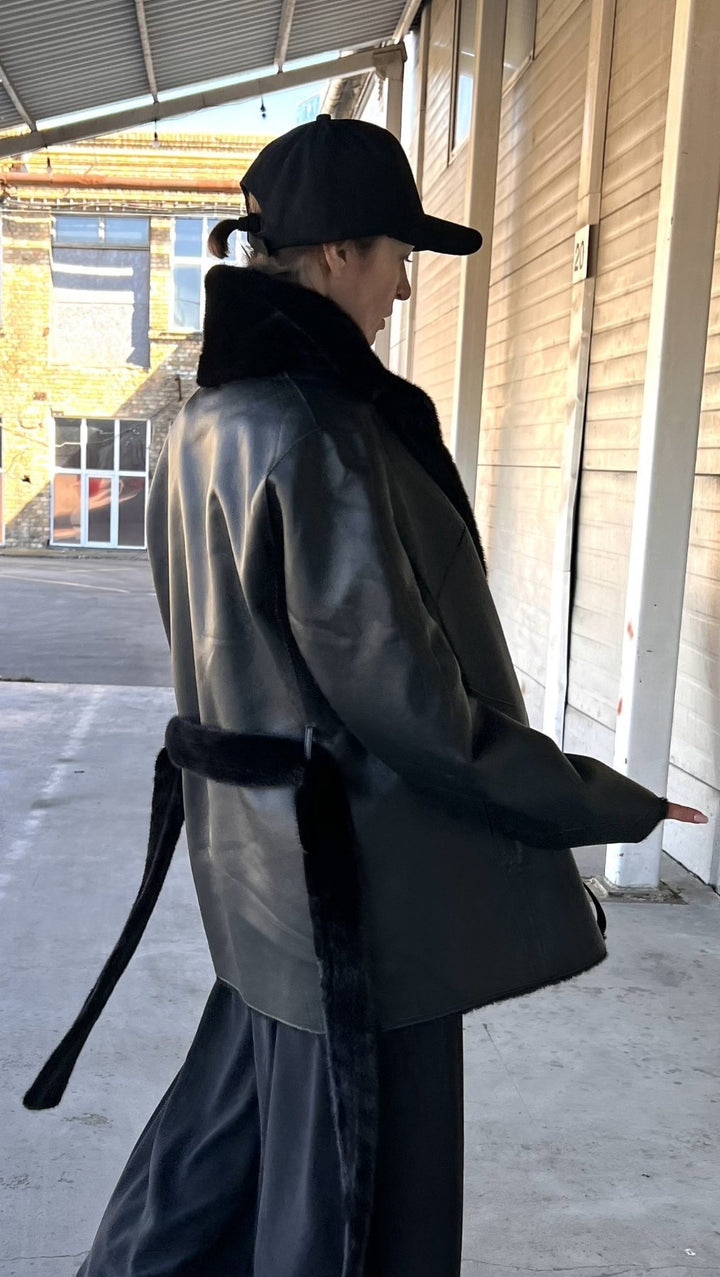 Eco - leather/fur jacket - BeaA - Be At Home with Yourself - coat