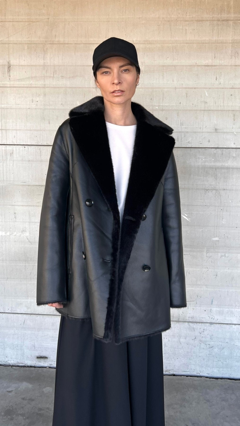 Eco - leather/fur jacket - BeaA - Be At Home with Yourself - coat