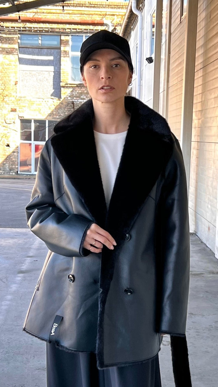 Eco - leather/fur jacket - BeaA - Be At Home with Yourself - coat
