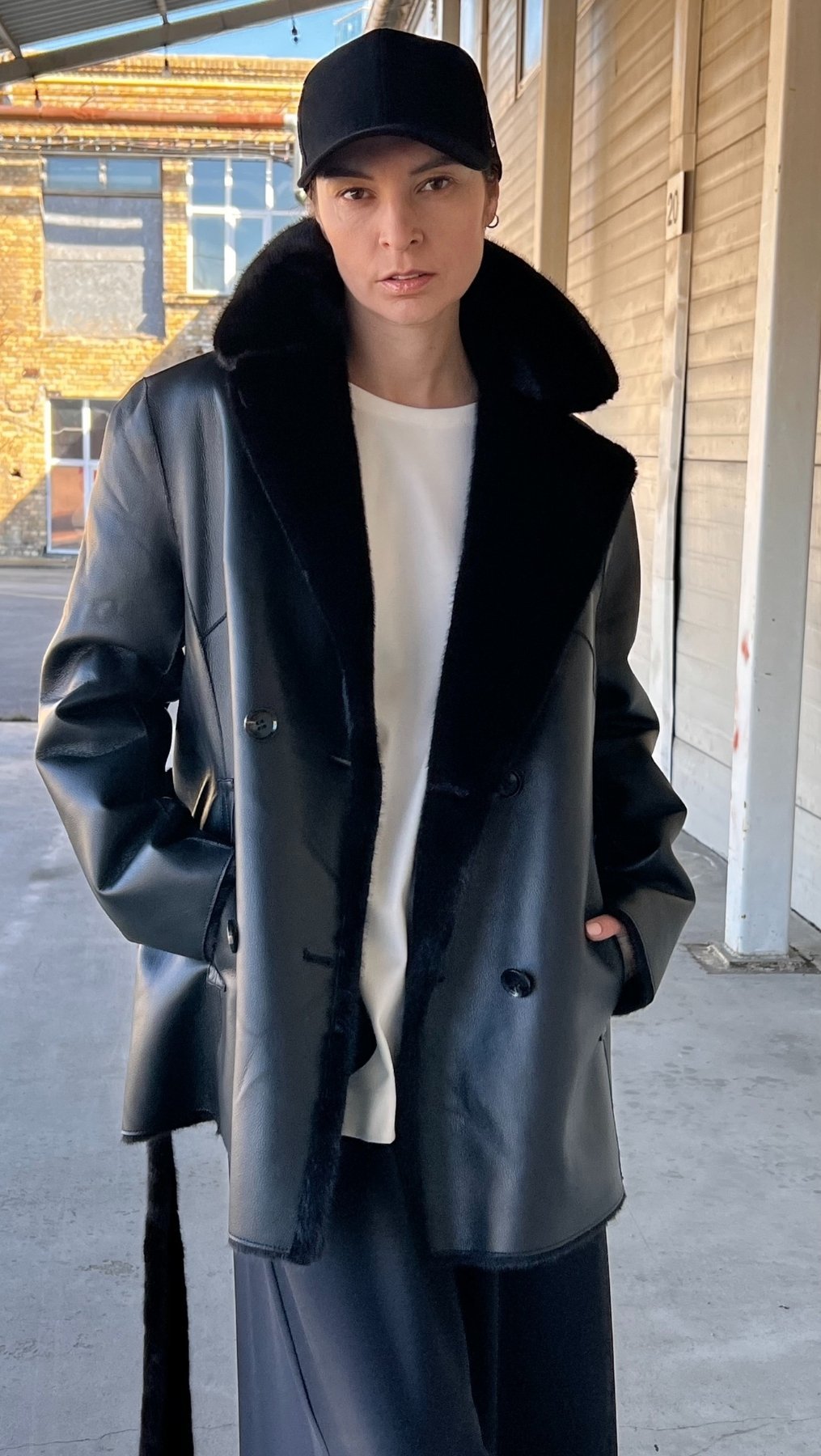 Eco - leather/fur jacket - BeaA - Be At Home with Yourself - coat