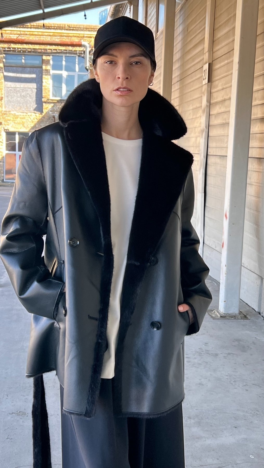 Eco - leather/fur jacket - BeaA - Be At Home with Yourself - coat