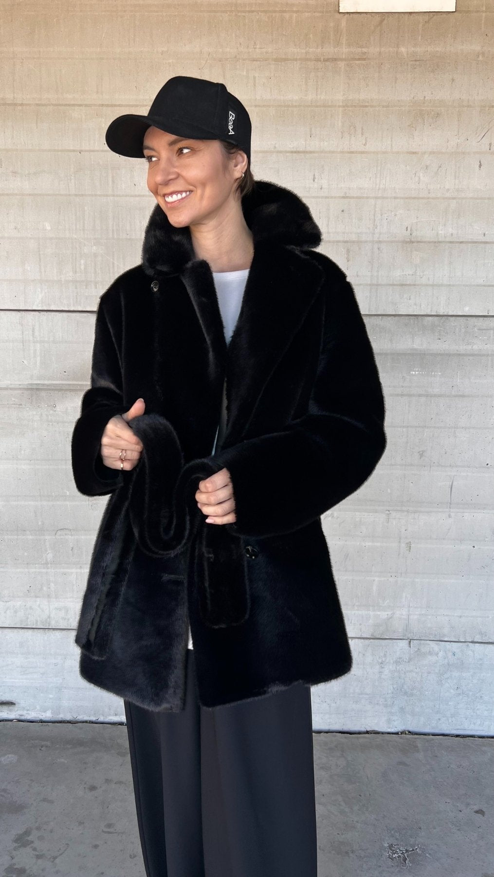 Eco - leather/fur jacket - BeaA - Be At Home with Yourself - coat