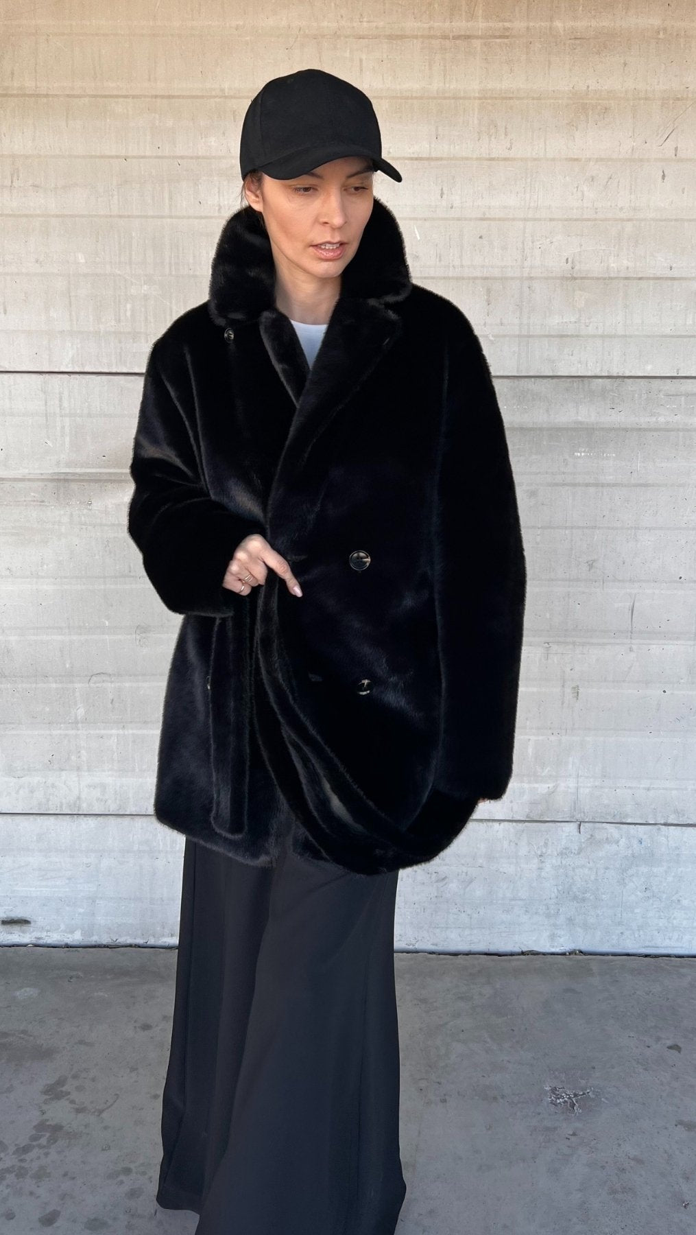 Eco - leather/fur jacket - BeaA - Be At Home with Yourself - coat