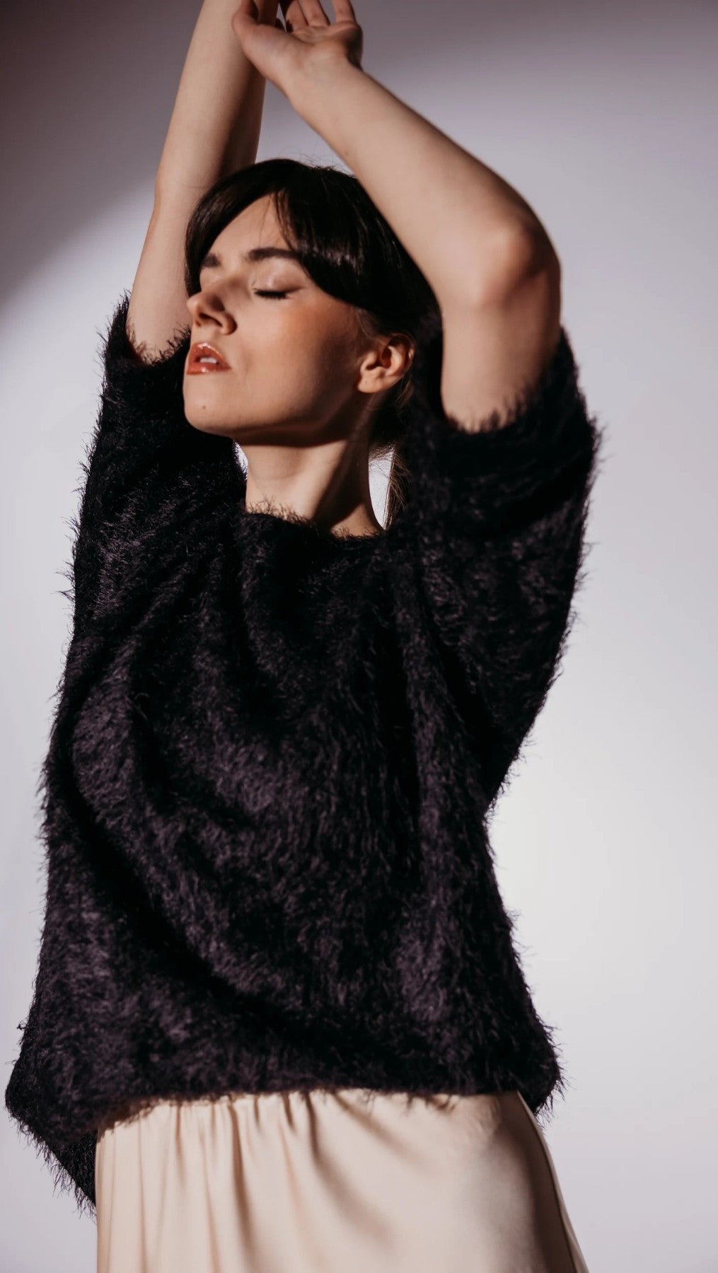 Fluffy Top Black - BeaA - Be At Home with Yourself - Top