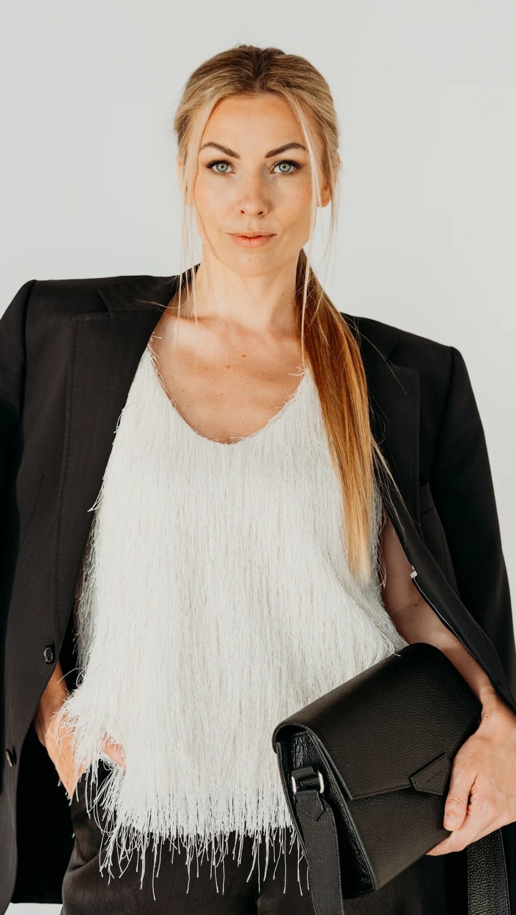 Fringe Top Creme - BeaA - Be At Home with Yourself - Top