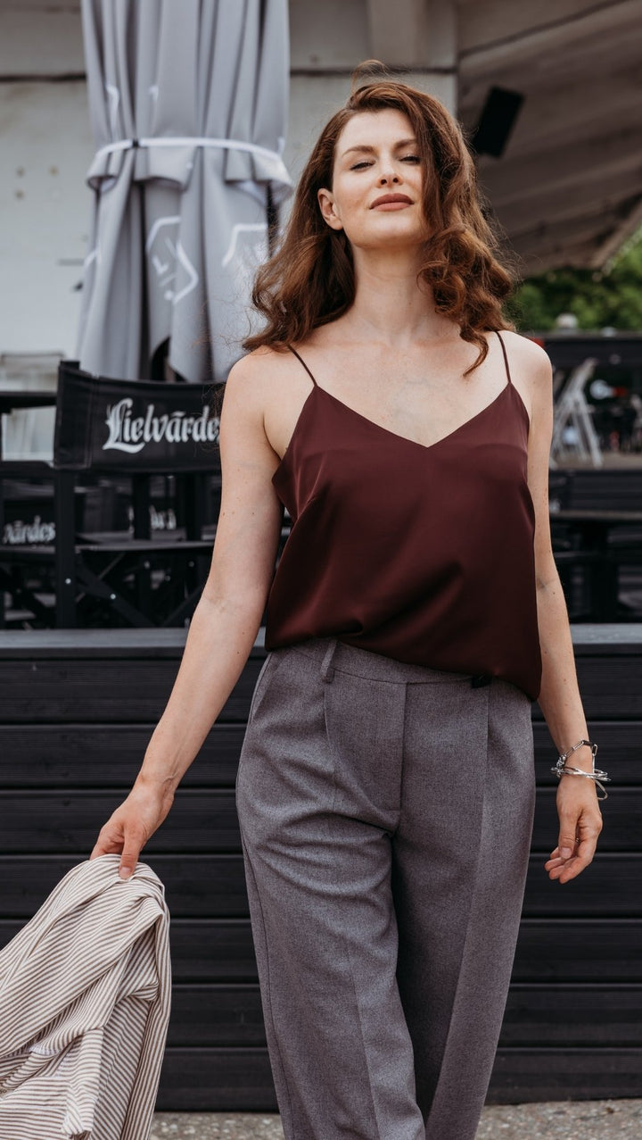 Regular-fit trousers Greige