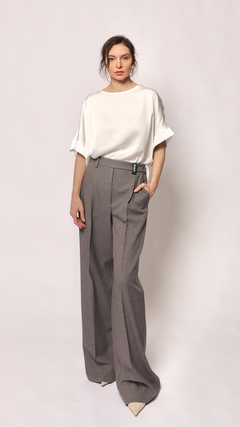 Regular-fit trousers Greige