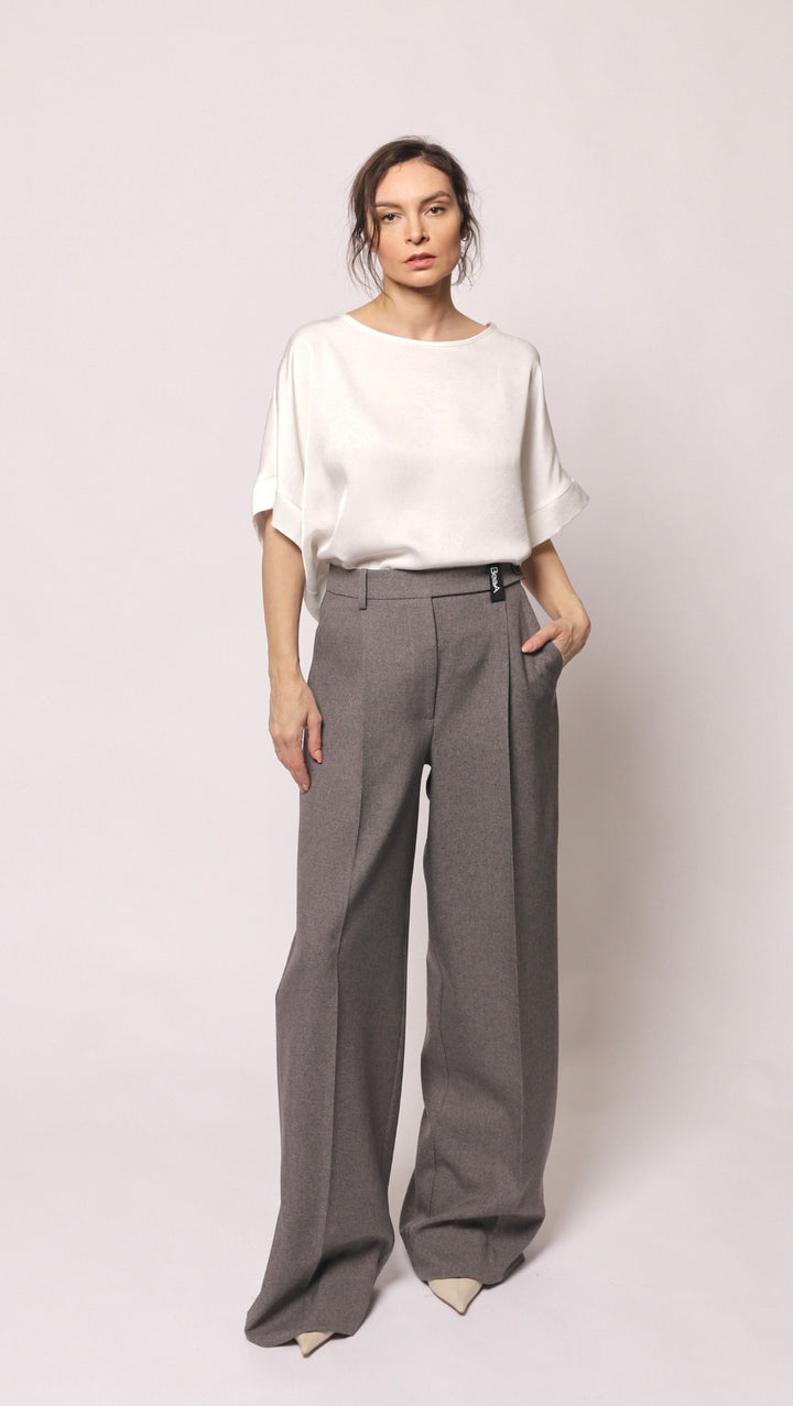 Regular-fit trousers Greige