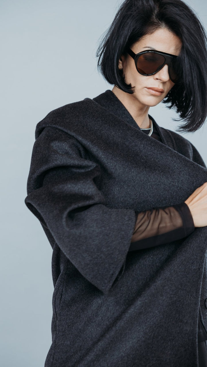 Long Double-faced wool coat