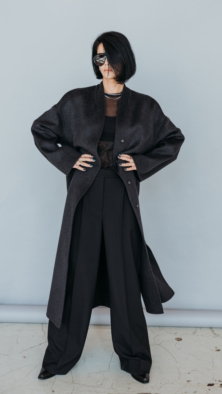 Long Double-faced wool coat