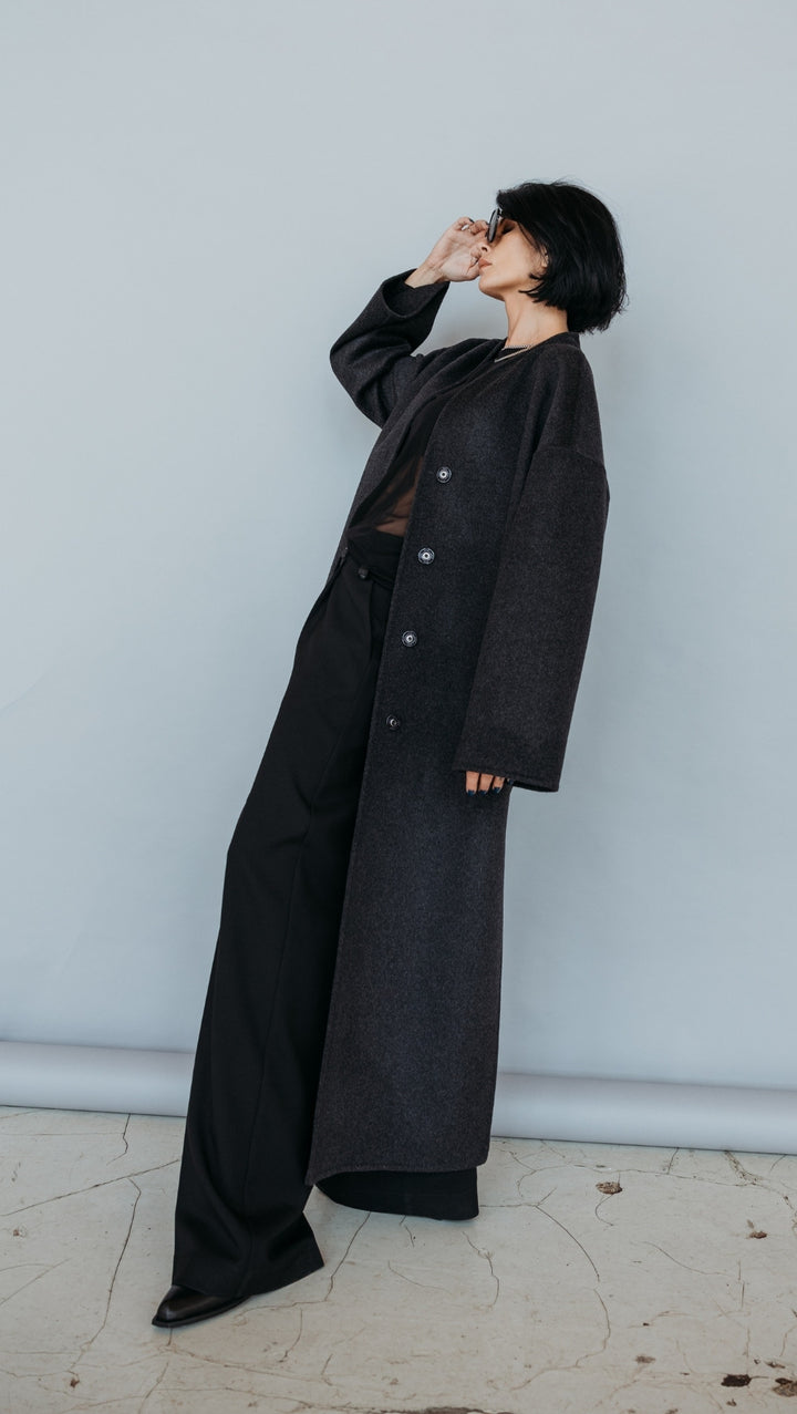 Long Double-faced wool coat