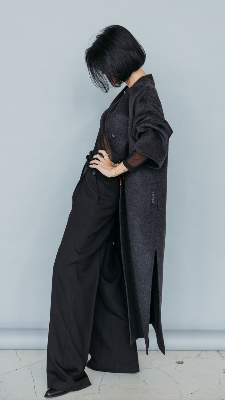 Long Double-faced wool coat