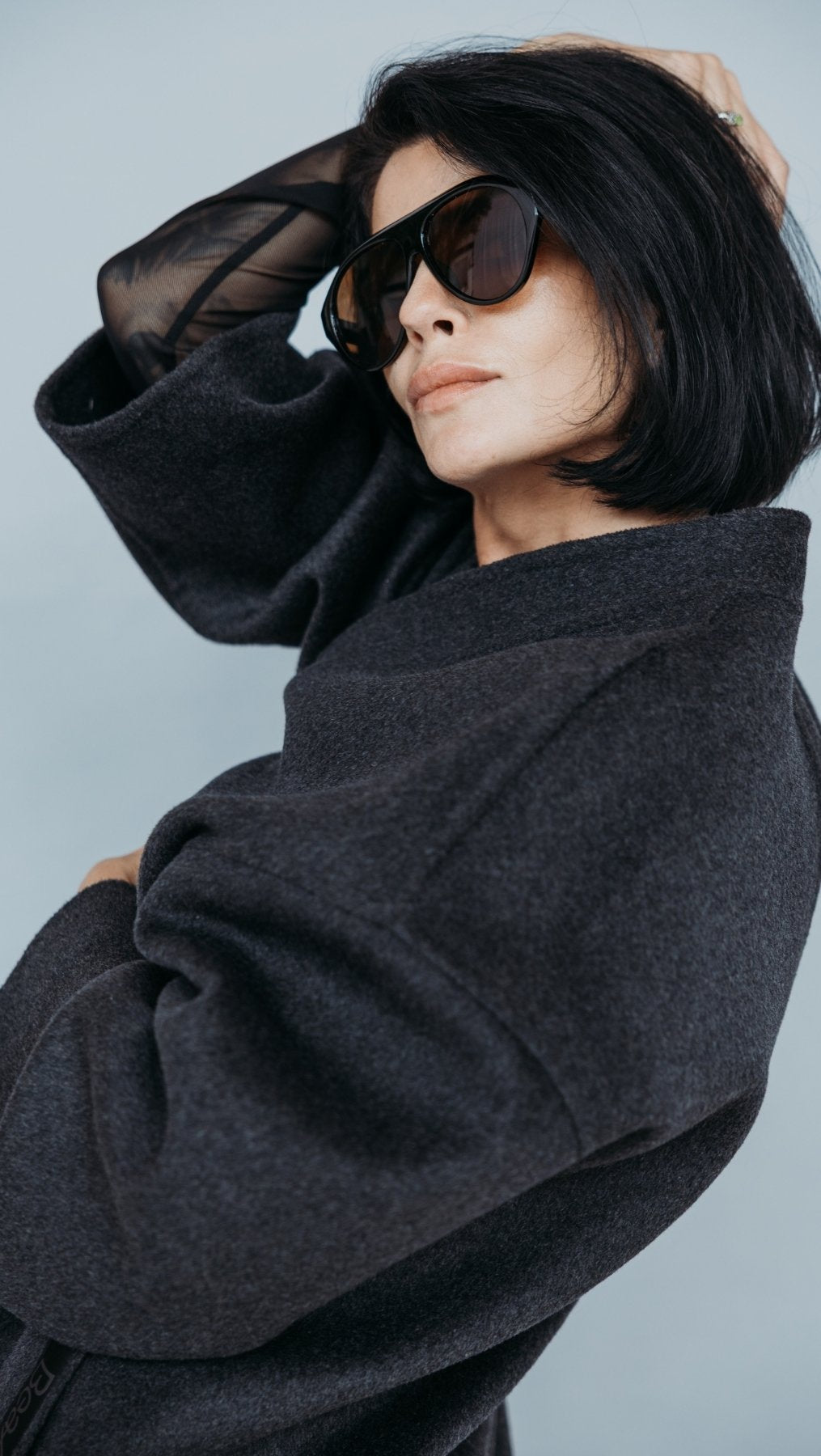 Long Double-faced wool coat