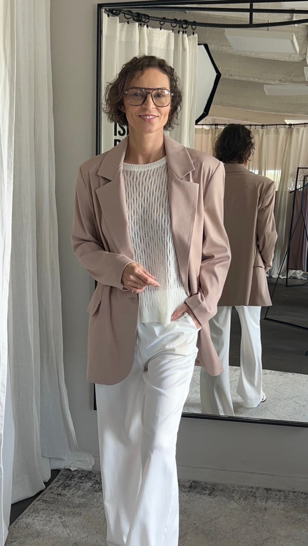 Jacket Beige Rose - BeaA - Be At Home with Yourself - jacket