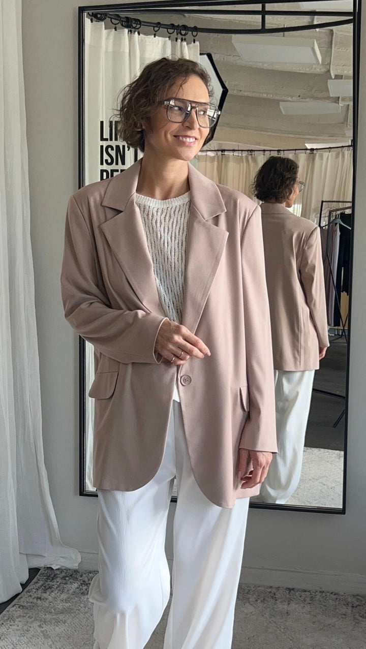 Jacket Beige Rose - BeaA - Be At Home with Yourself - jacket