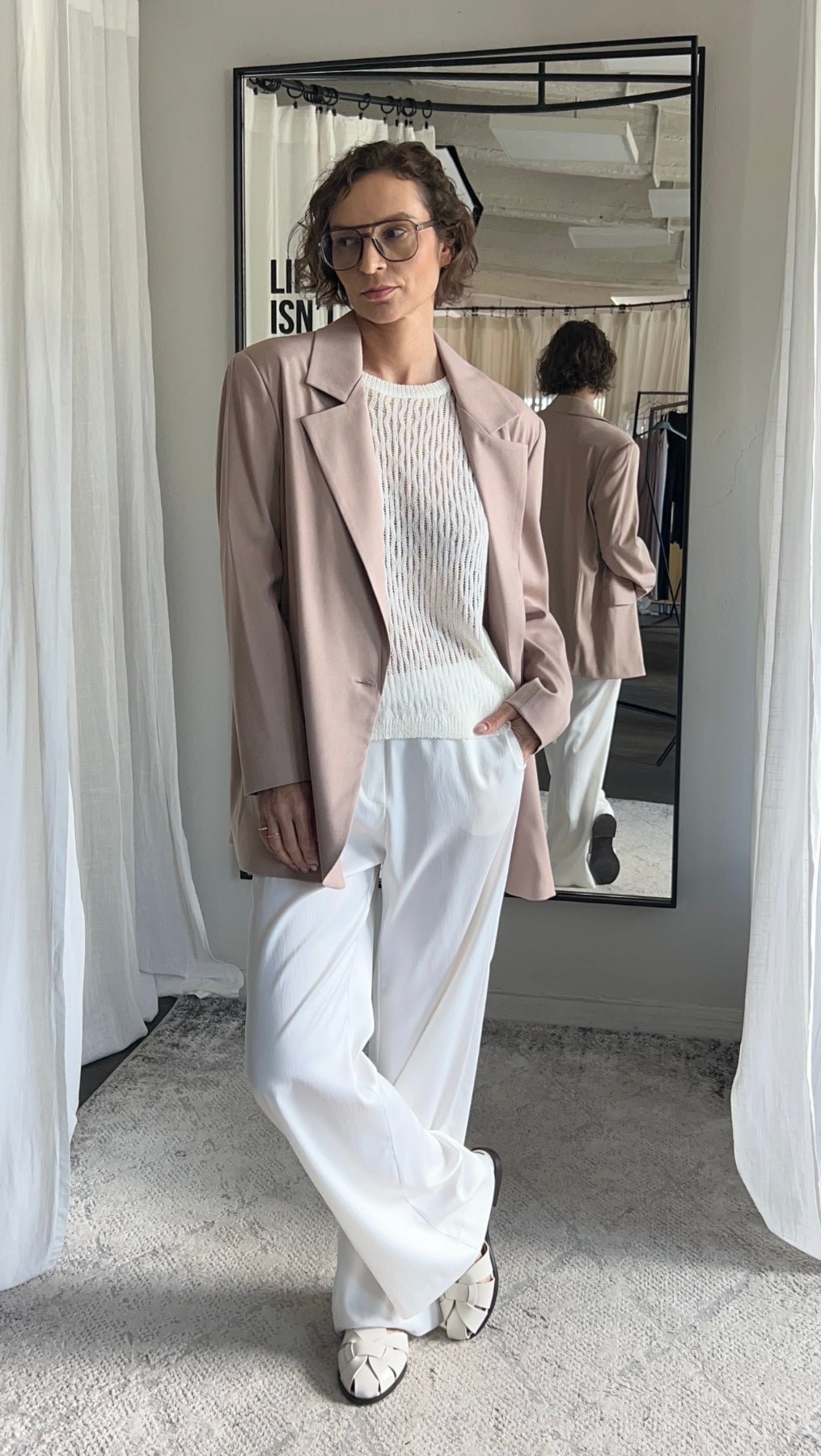 Jacket Beige Rose - BeaA - Be At Home with Yourself - jacket