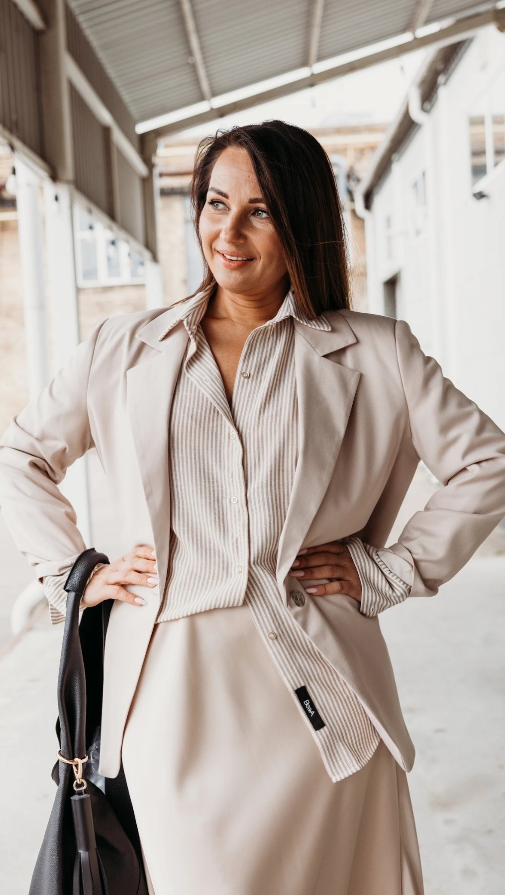 Jacket Beige Rose - BeaA - Be At Home with Yourself - jacket