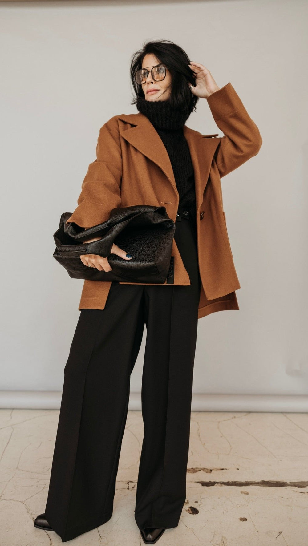 Jacket Dark Camel - BeaA - Be At Home with Yourself - coat