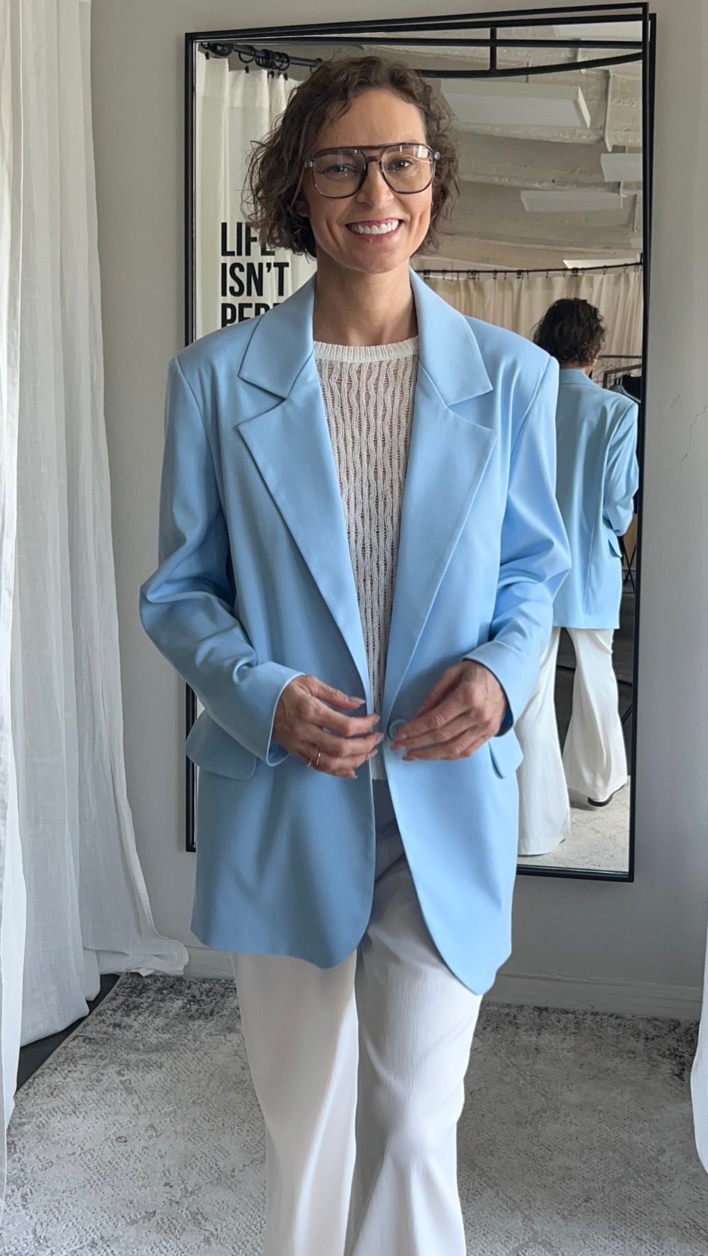 Jacket Light Blue - BeaA - Be At Home with Yourself - jacket